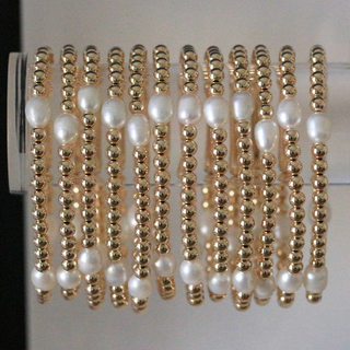 Annie Gold-Filled Beaded Bracelet
