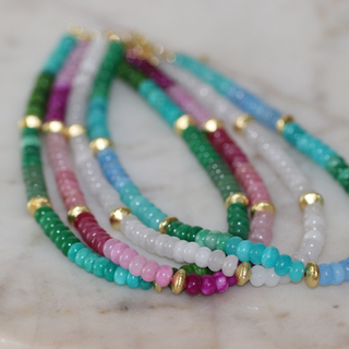Elizabeth Gemstone Necklace and Bracelet ~ Limited Release
