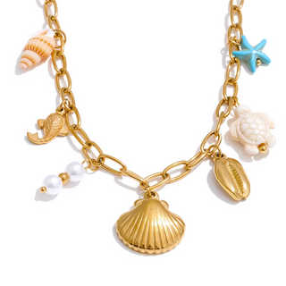 Seaside Starfish Charm Necklace