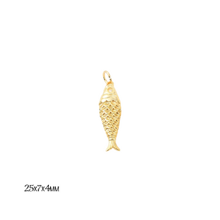 Shimmering Scales Fish Charm