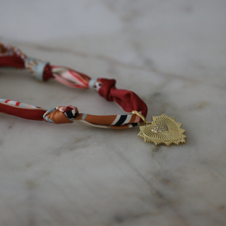 Sunheart Scarf Necklace