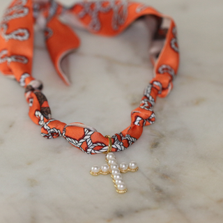 Clementine Scarf Necklace