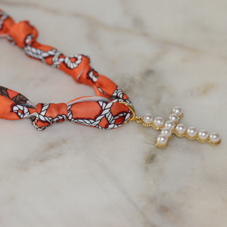 Clementine Scarf Necklace