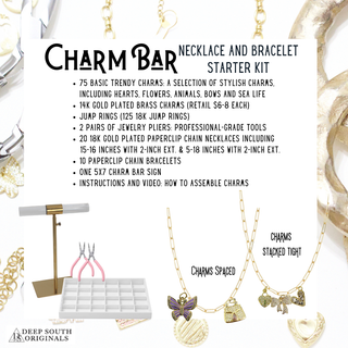 Charm Bar ~ Basic Necklace & Bracelet Starter Kit ~ Deep South Originals