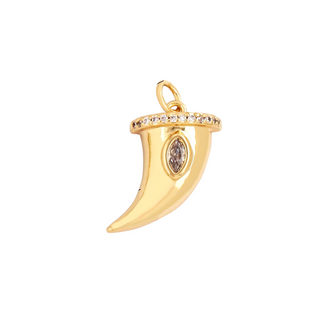 Golden Horn Charm ~ Deep South Originals