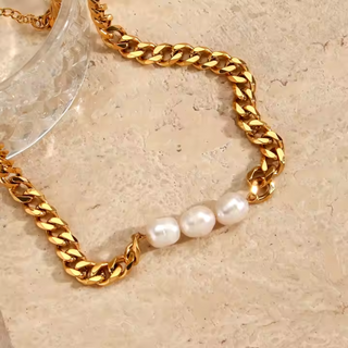 Pearl Links Necklace ~ Deep South Originals