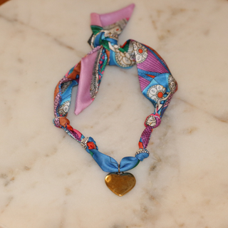 Heartstrings & Hues Scarf Necklace