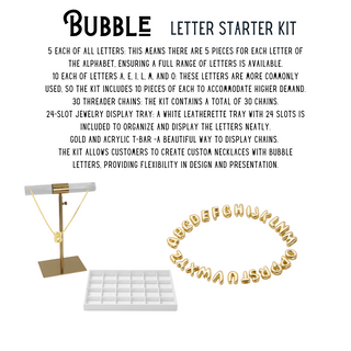 Bubble Letter Necklace Kit ~ Deep South Originals