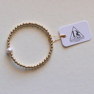 Callie Gold-Filled Beaded Bracelet