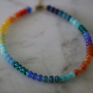 Color Cascade Necklace