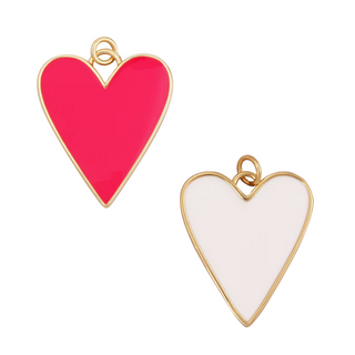 Sweetheart Slim Heart Charm