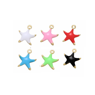 Gold-Tipped Star Charm -  -