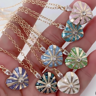 Luminous Heart Necklace Collection -  -