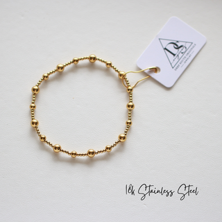 Ellie Bracelet ~ 18k Gold-Plated Stainless Steel