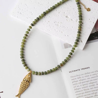 PREORDER | Isla Fish Beaded Necklace