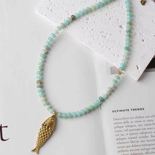 PREORDER | Isla Fish Beaded Necklace