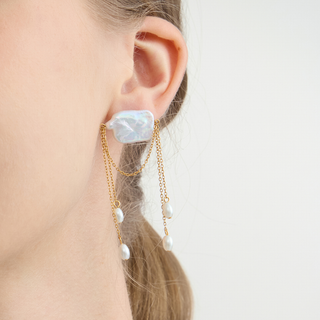 Sabel Pearl Cascade Earrings