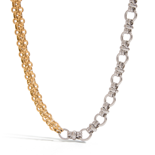 Merritt Two-Tone Chain Necklace