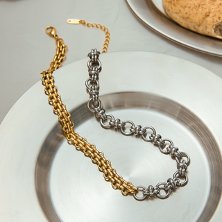 Merritt Two-Tone Chain Necklace
