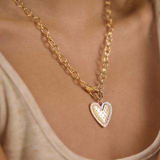 Clara Heart Clasp Necklace