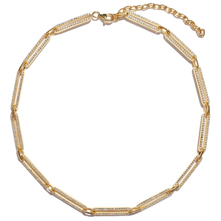 Icon Pavé Link Necklace ~ Deep South Originals