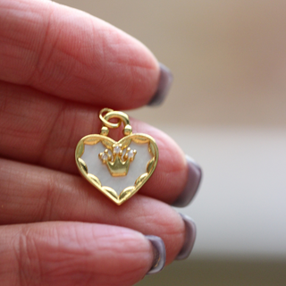 Royal Heart Charm ~ Deep South Originals