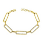 Icon Pavé Link Bracelet