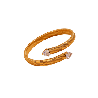 Cora Crystal Cuff Bracelet