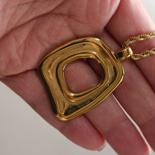 Collins Sculptural Pendant Necklace