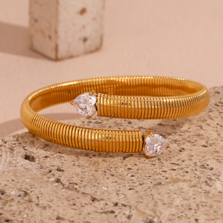 Cora Crystal Cuff Bracelet