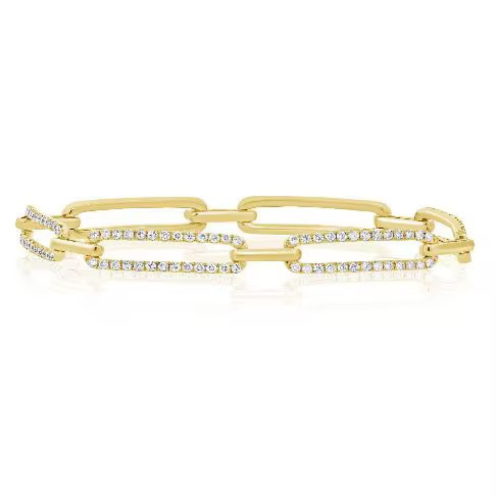 Icon Pavé Link Bracelet