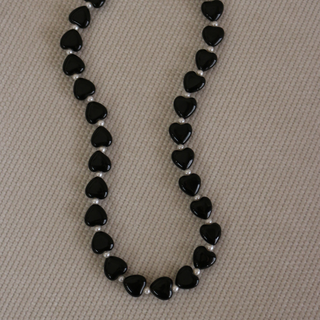 Darby Gemstone Heart Necklace