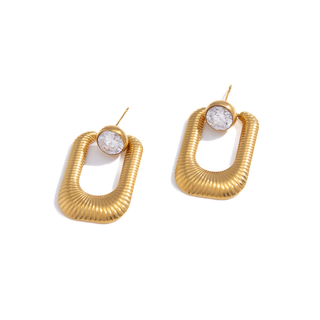 Sloane Crystal Frame Earrings