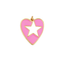 Pink with White Star