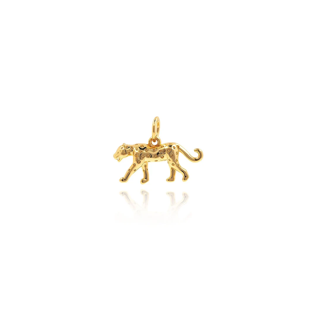 Fierce Feline Charm ~ 14k Gold Filled Charm for Necklaces and Bracelets