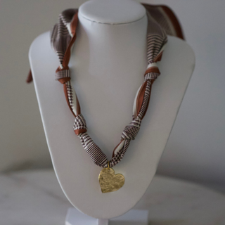 Sienna Heart Scarf Necklace