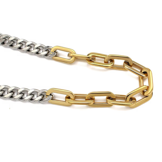 Hollis Two-Tone Link Necklace