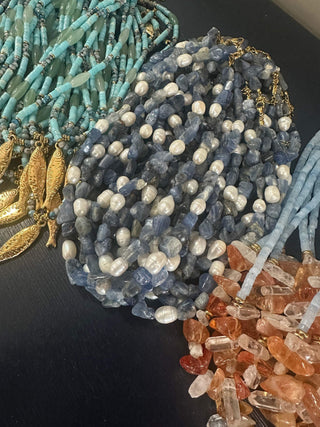 Marina Fish Gemstone Necklace