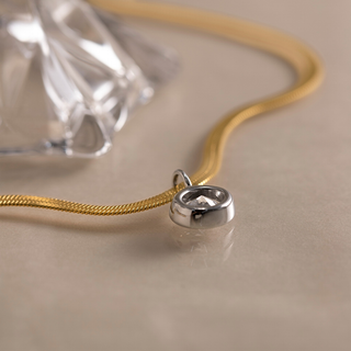 Sienna Two-Tone Stone Necklace