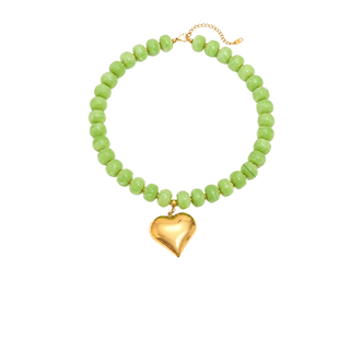 Poppy Heart Necklace