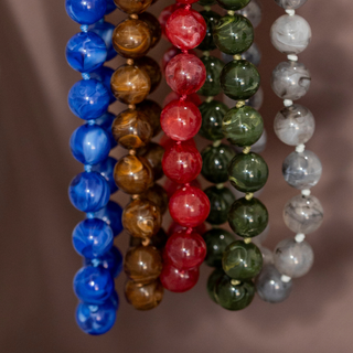 Bexley Marbled Beaded Necklace