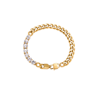Tropez Curb Chain Bracelet - Stainless Steel
