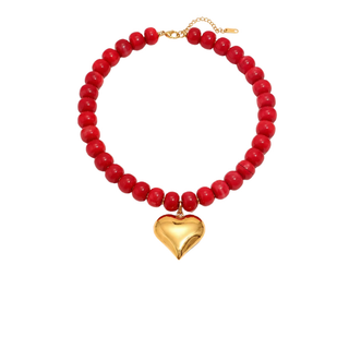 Poppy Heart Necklace