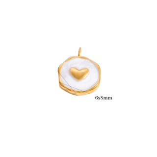 Ivory Icon Charm Collection 18k Gold Plated Tarnish Free