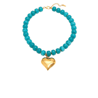 Poppy Heart Necklace