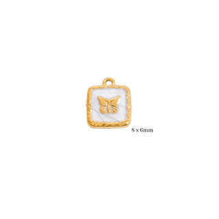 Ivory Icon Charm Collection 18k Gold Plated Tarnish Free