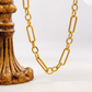 The Caroline Chain Necklace ~ 18k Gold Plated Stainless Steel