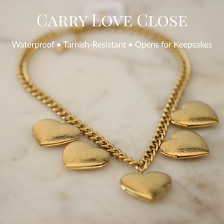 Margot Heart Locket Necklace