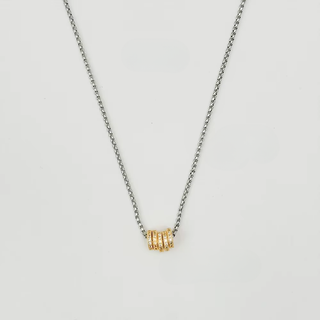 Milan Stack Necklace Set | Necklace – 316L Stainless Steel Mixed-Metal Chains (17.7” & 19.7”)