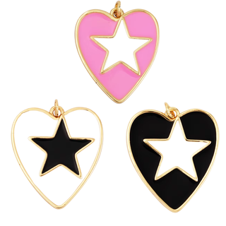 Starry Heart Charm ~ Deep South Originals